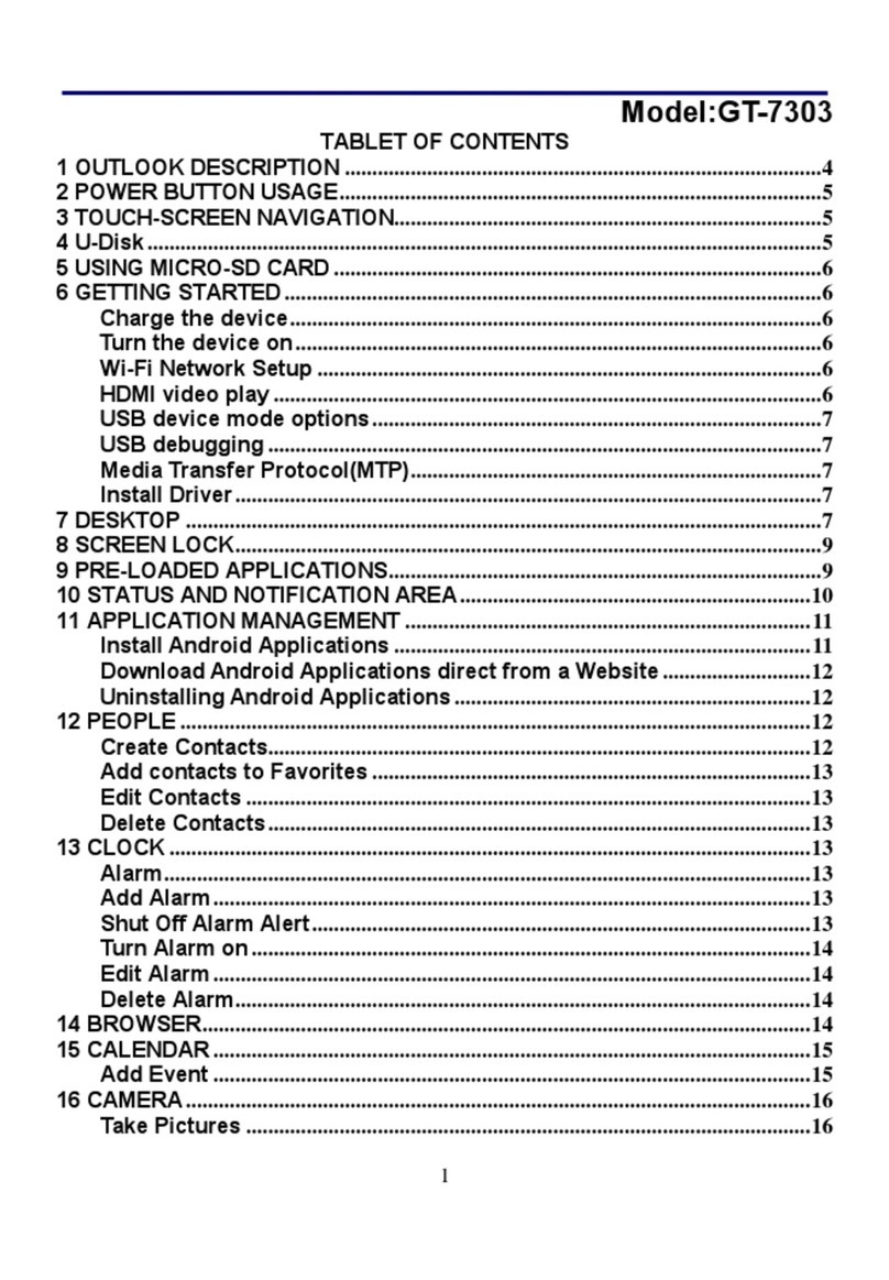 Genesis GT-7303 user manual