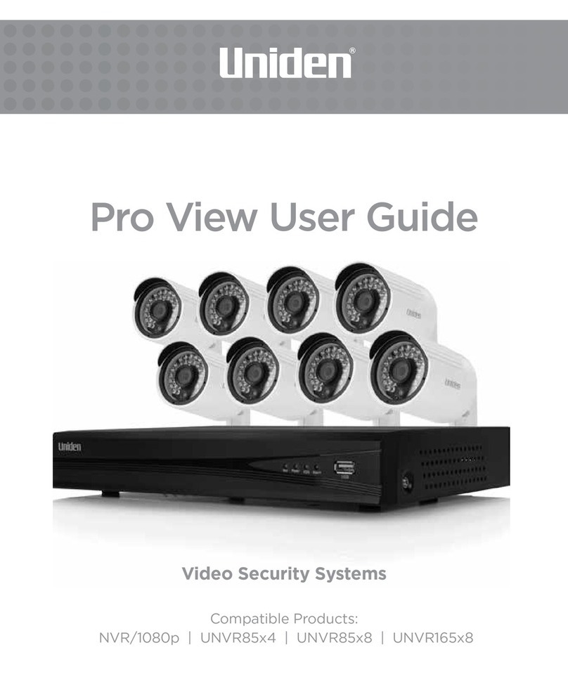 Uniden UNVR85x4 user guide