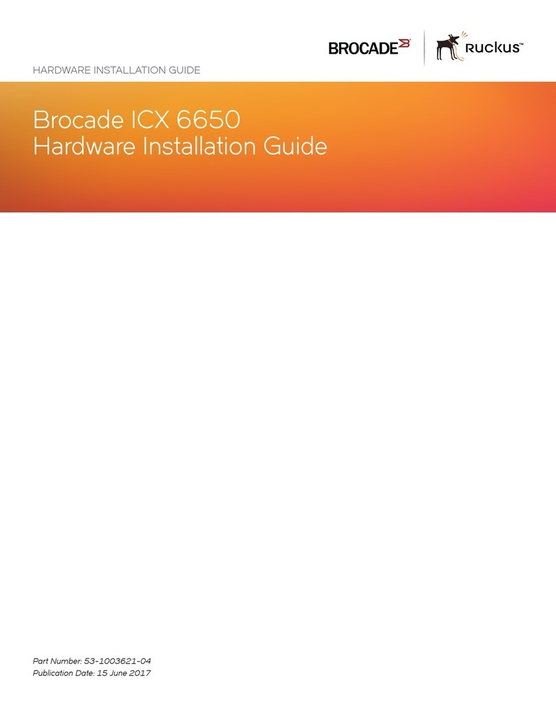 Brocade Communications Systems ICX 6650 series Manual Brocade Communications Systems ICX 6650 series Manual