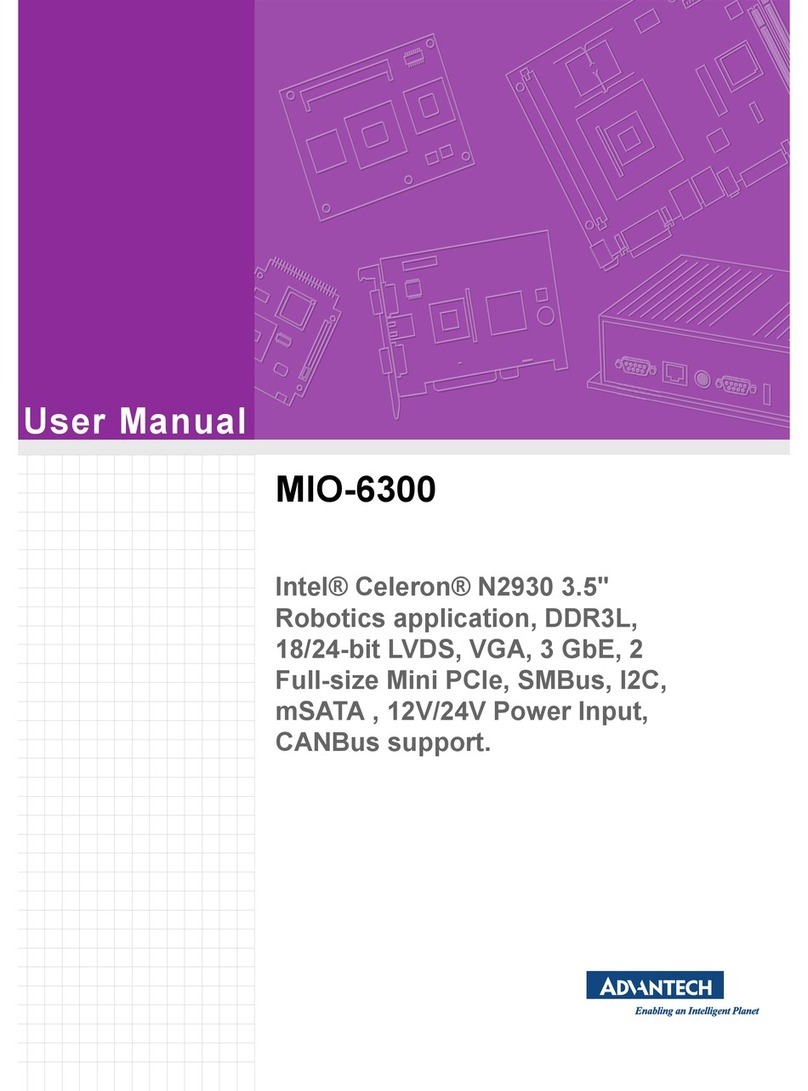 Advantech MIO-6300 user manual