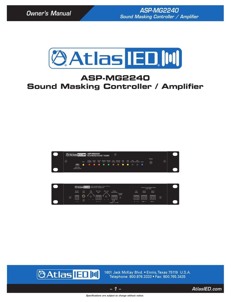 Atlas IED ASP-MG2240 owner's manual Atlas IED ASP-MG2240 owner's manual