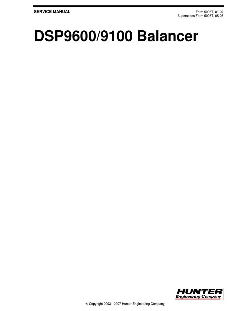 Hunter DSP9600 Service manual