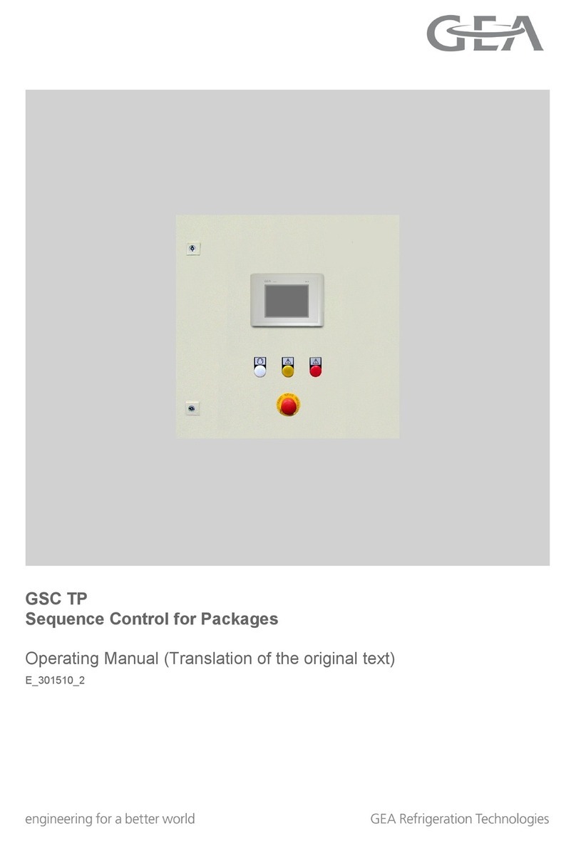 GEA GSC TP User manual