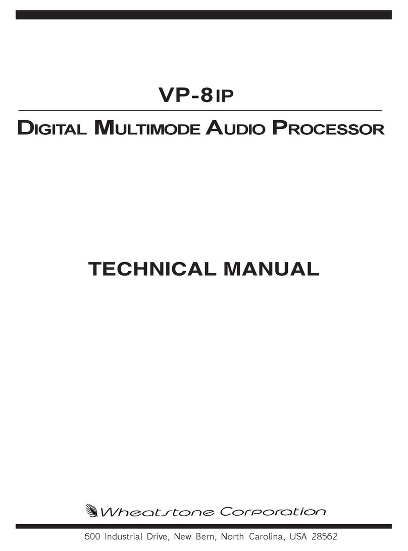 Wheatstone Corporation VP-8IP User manual