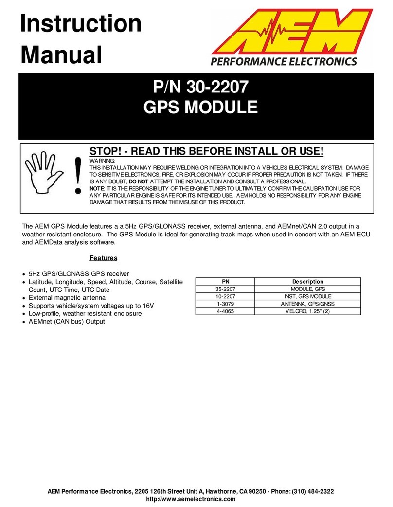 AEM P/N 30-2207 instruction manual