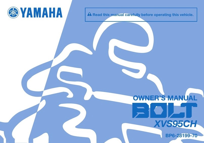 Yamaha Bolt XVS95CH User manual
