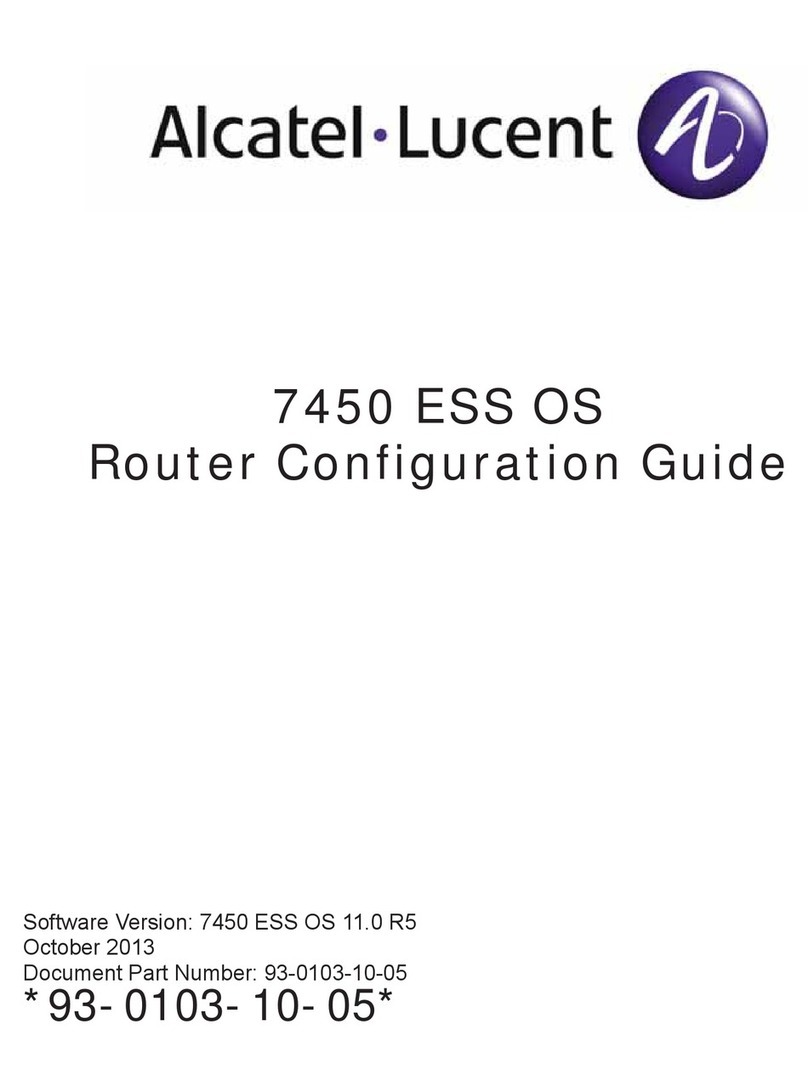 Alcatel-Lucent 7450 ESS Series Configuration guide