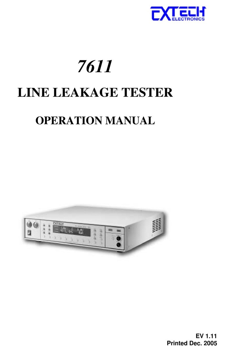 Extech Electronics 7611 Operation manual