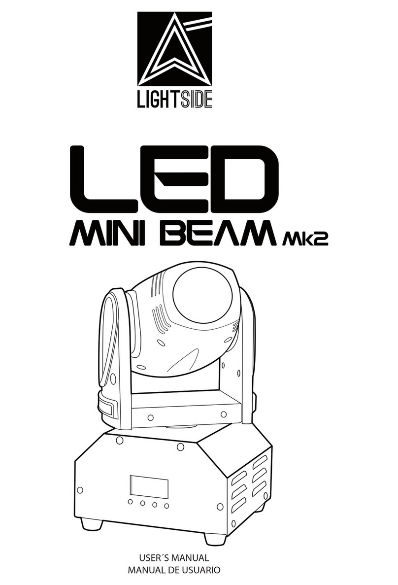 LIGHTSIDE LED MINI BEAM MK2 User manual LIGHTSIDE LED MINI BEAM MK2 User manual