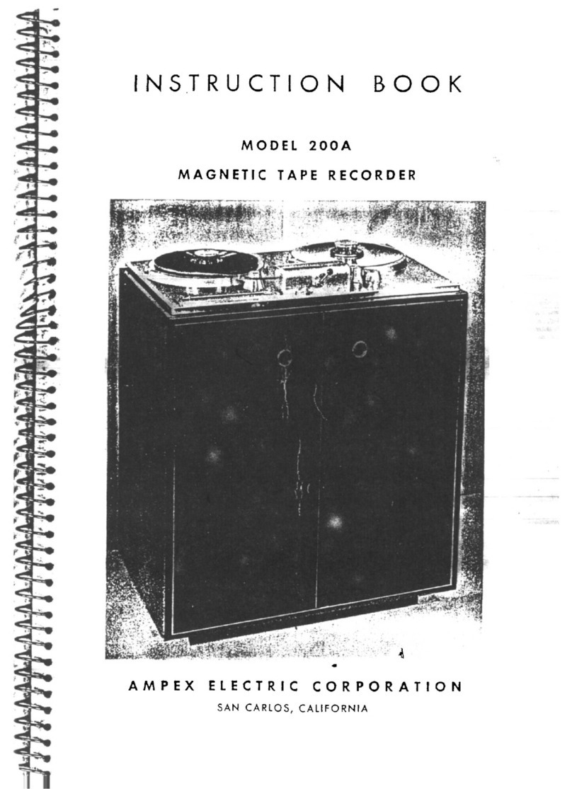 Ampex 200A Instruction book Ampex 200A Instruction book