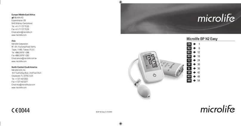 Microlife BP N2 Easy User manual