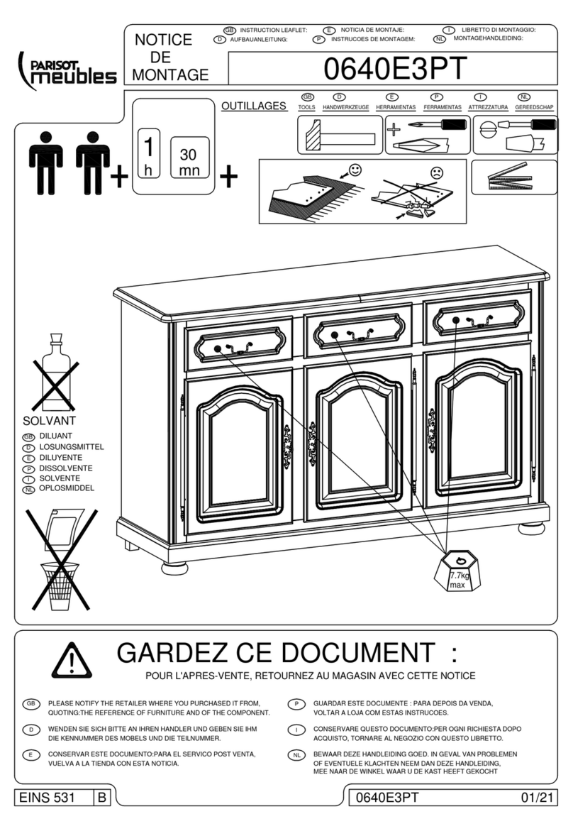 PARISOT 0640E3PT Manual