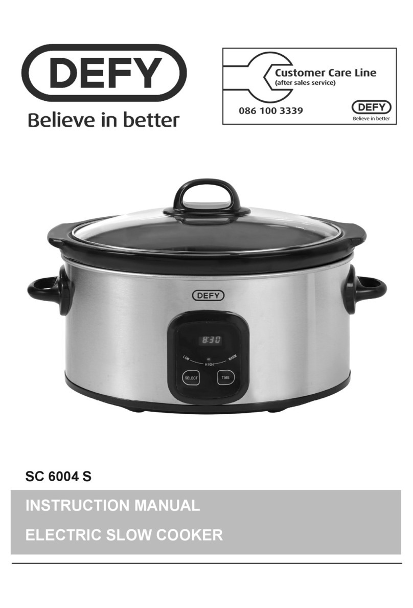 Defy SC 6004 S instruction manual