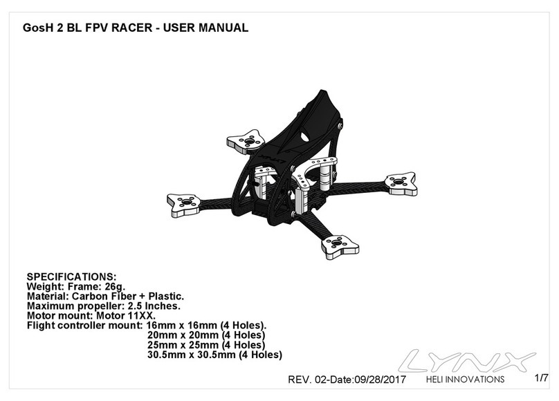 Lynx GosH 2 BL FPV RACER user manual