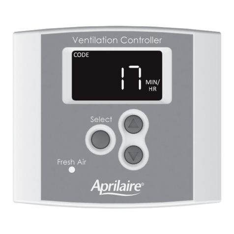 Aprilaire 8120X User manual