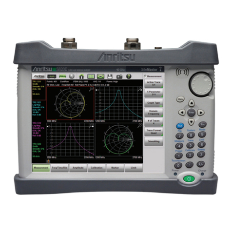 Anritsu Microwave Site Master S820E user guide Anritsu Microwave Site Master S820E user guide