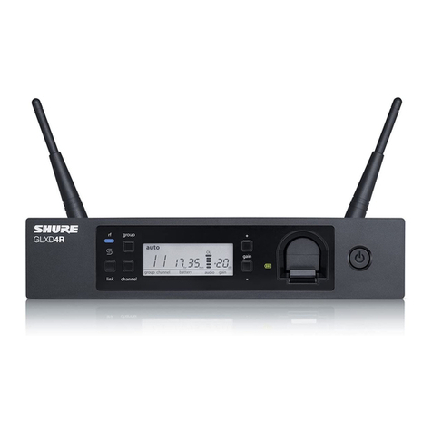 Shure GLXD4R instructions