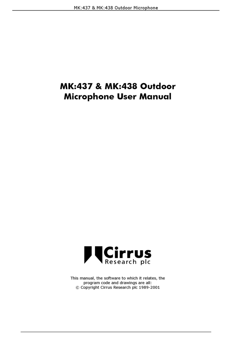 Cirrus MK:437 user manual