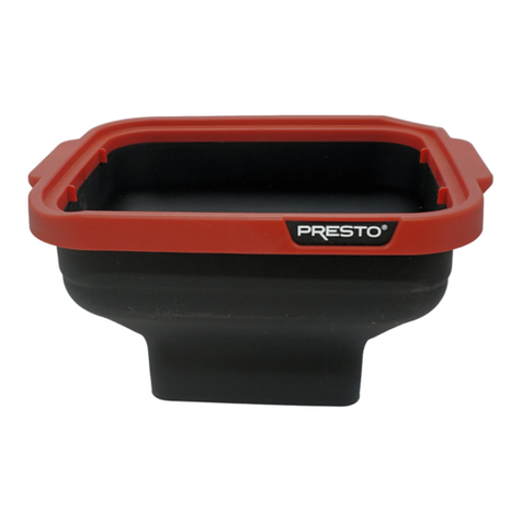 Presto Collapsible silicone Microwave Multi-cooker User manual