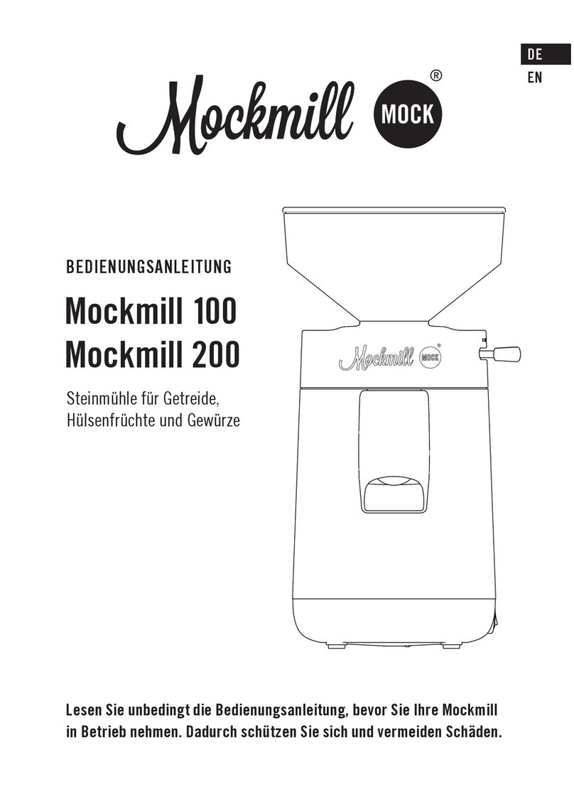 Mockmill 100 operating instructions