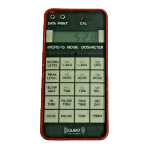 Quest Technologies MICRO-15 Instructions for