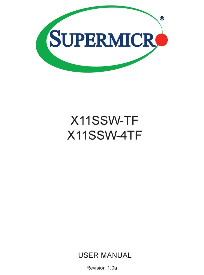 Supermicro X11SSW-TF User manual Supermicro X11SSW-TF User manual