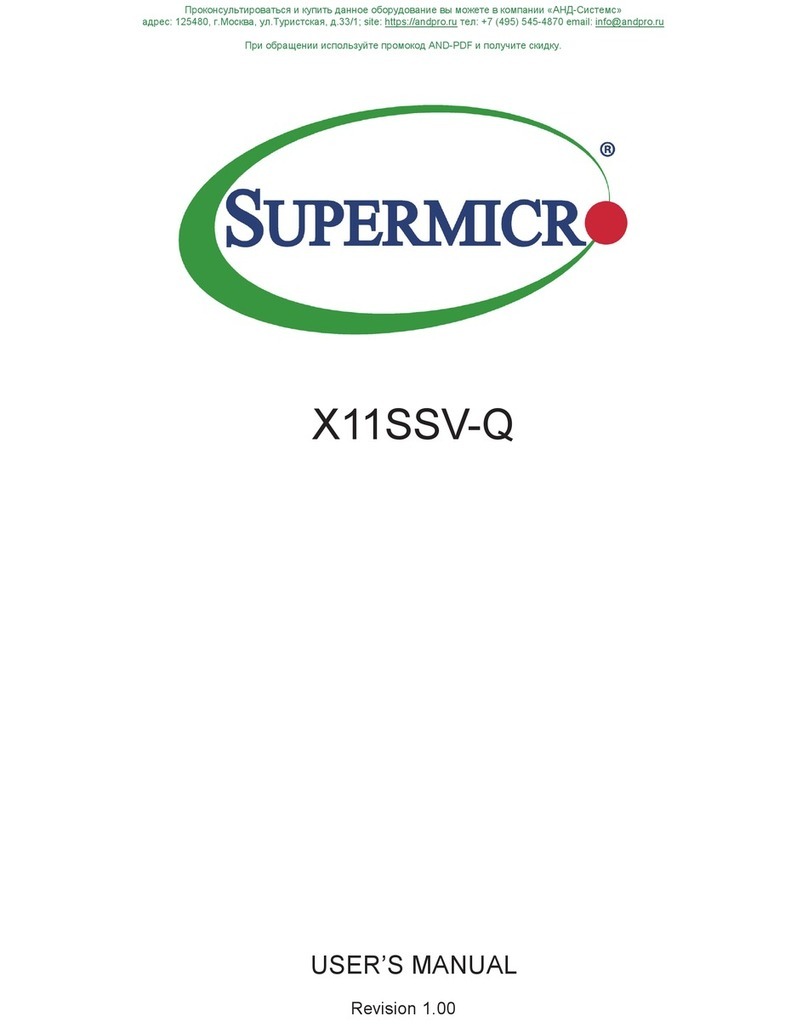 Supermicro X11SSV-Q User manual