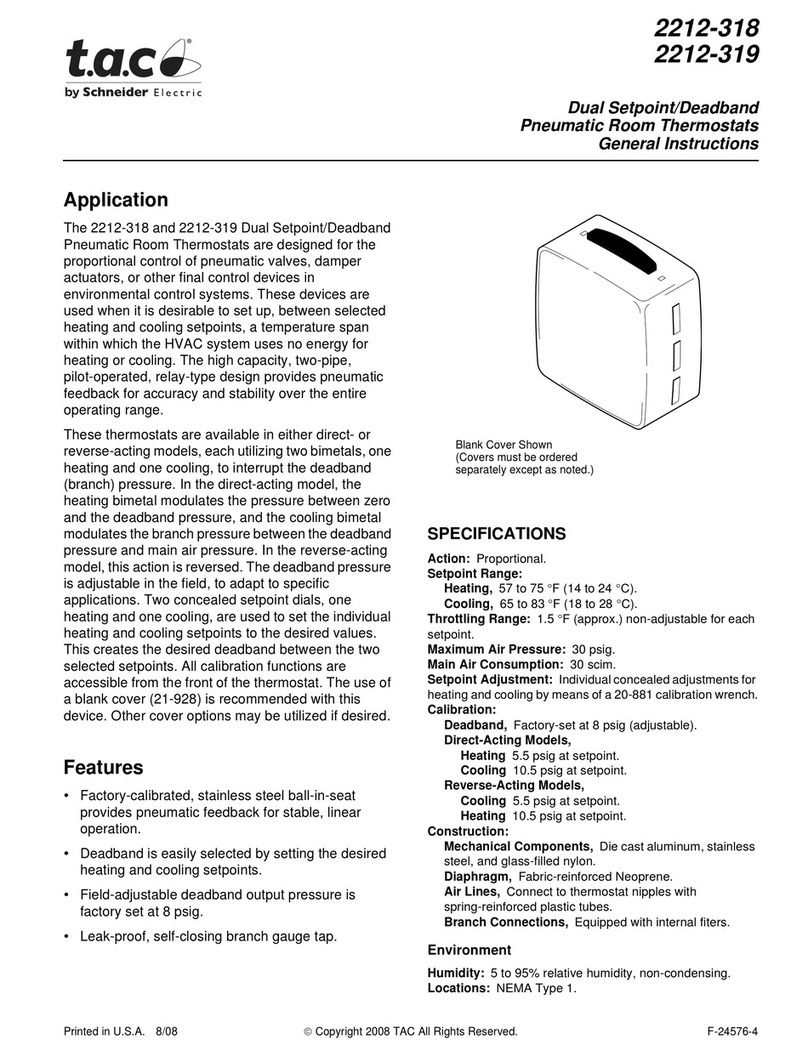 t.a.c. 2212-318 Instruction manual