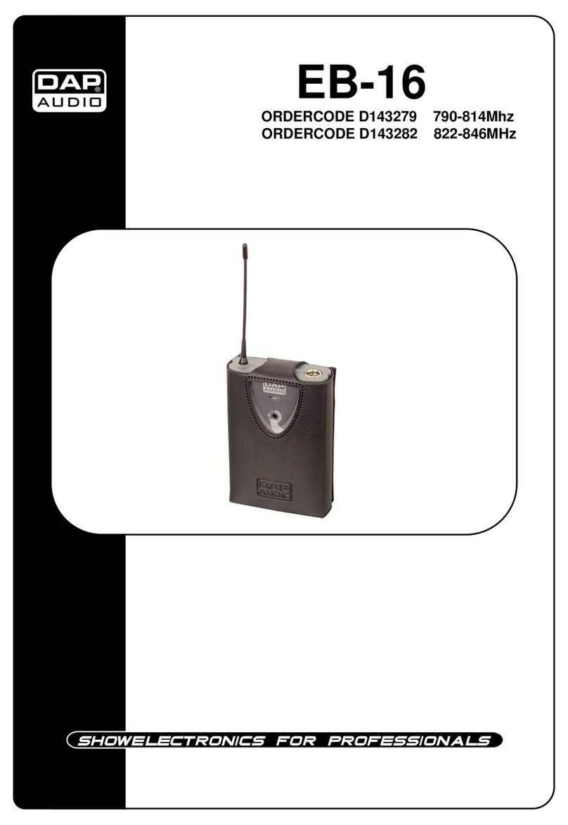 DAPAudio EB-16 User manual
