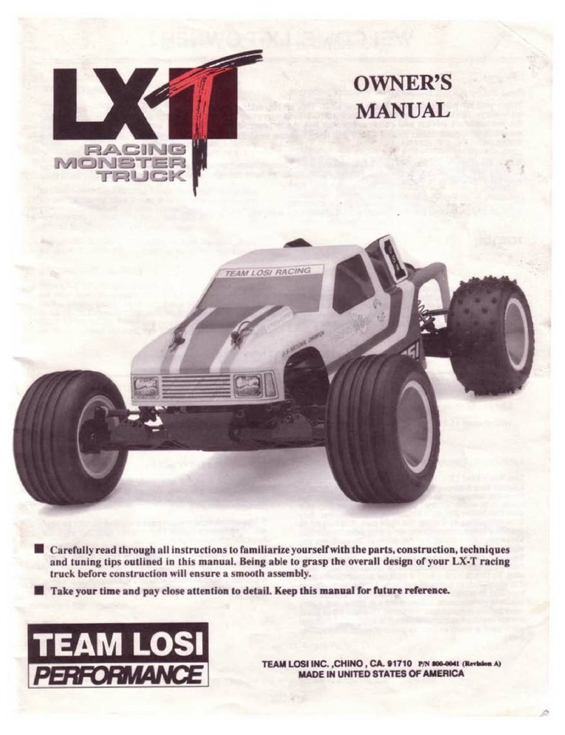 Team Losi LX-T owner's manual