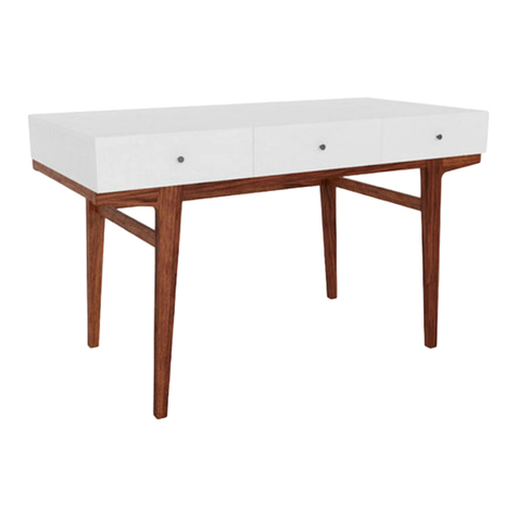 West Elm Modern Desk User manual West Elm Modern Desk User manual