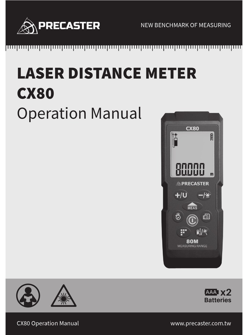 Precaster CX80 Operation manual