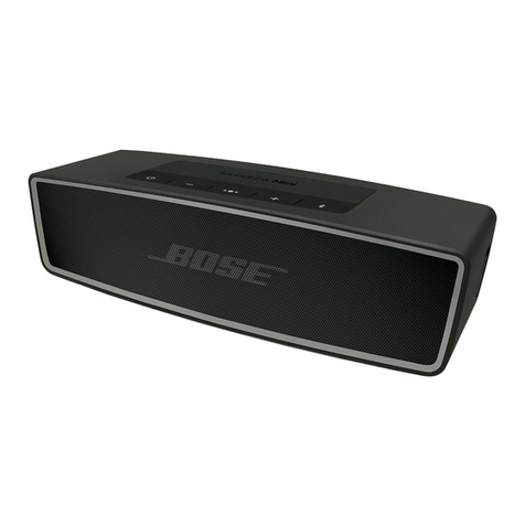 Bose SoundLink Mini Bluetooth Speaker User manual