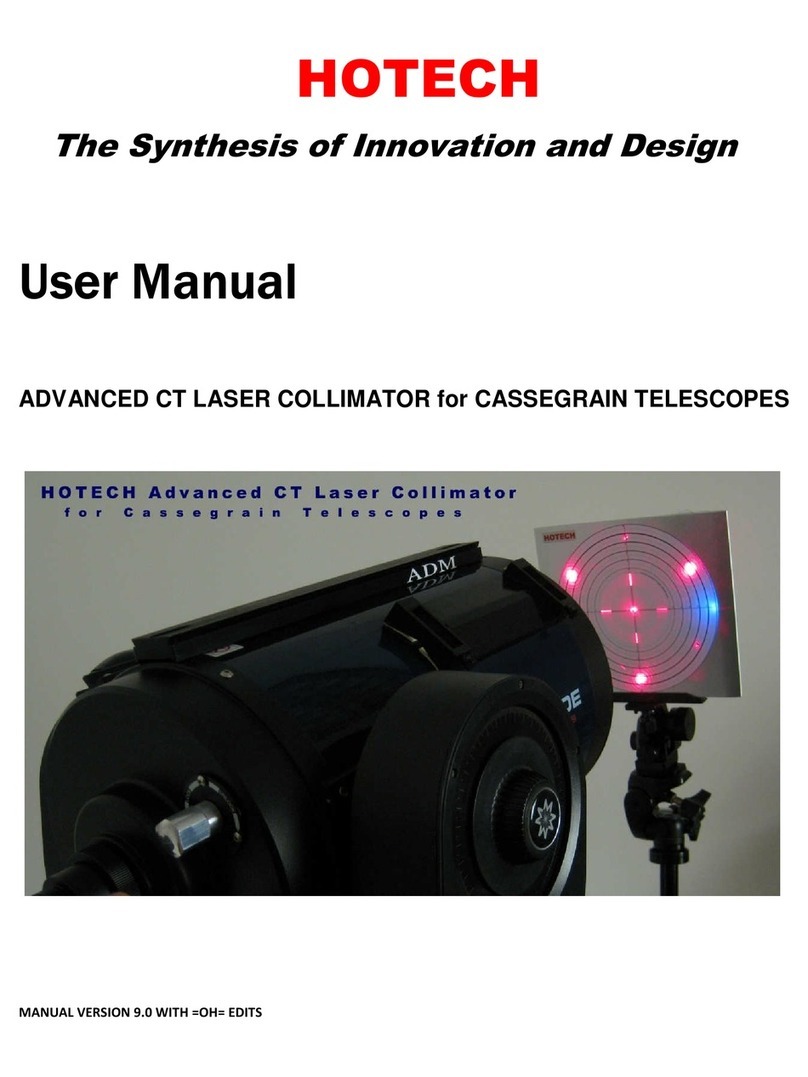 Hotech ADVANCED CT LASER COLLIMATOR User manual