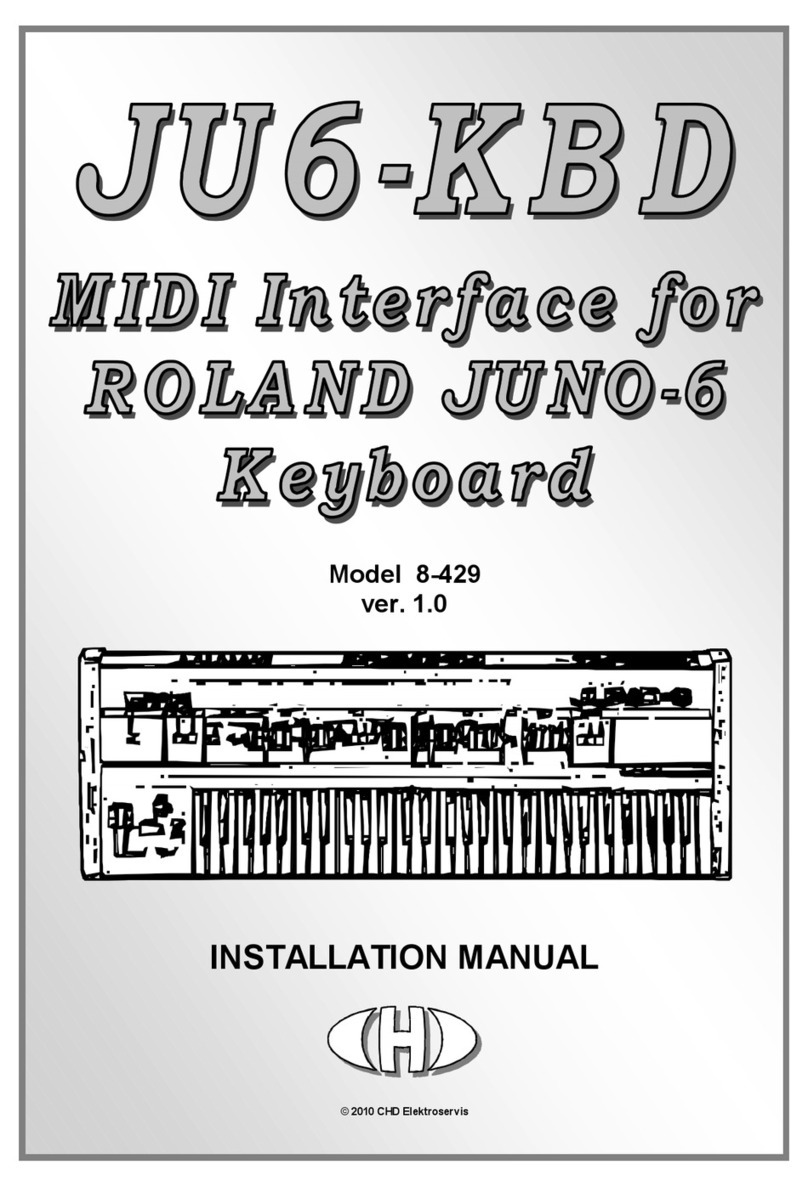 CHD Elektroservis JU6-KBD installation manual CHD Elektroservis JU6-KBD installation manual