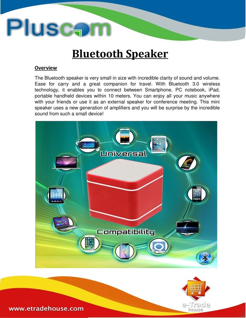 Pluscom SBT1 user manual