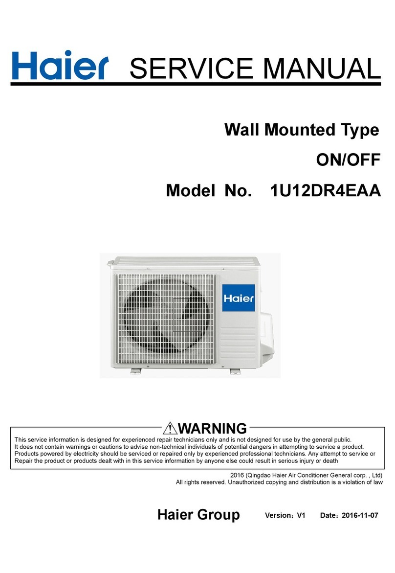 Haier 1U12DR4EAA User manual