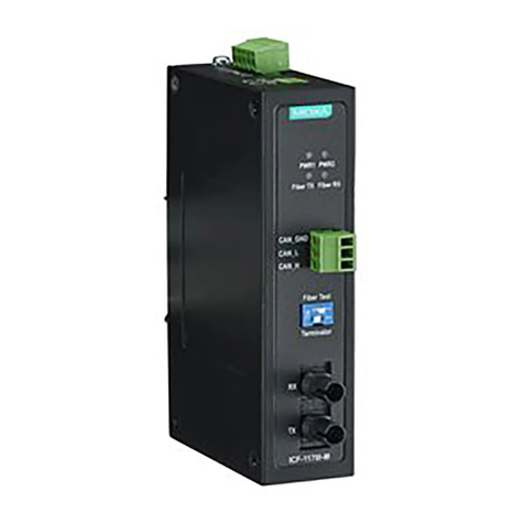 Moxa Technologies ICF-1170I-M-ST User manual