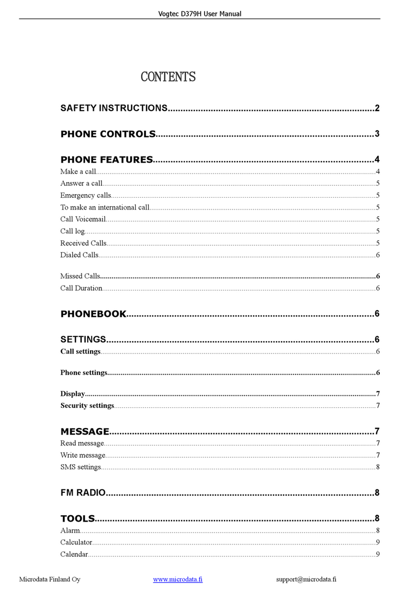 Vogtec D379H user manual