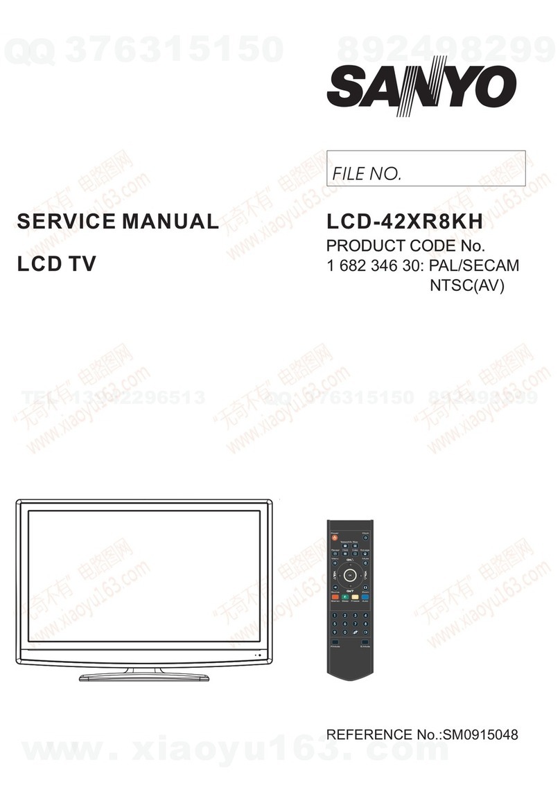 Sanyo LCD-42XR8KH User manual