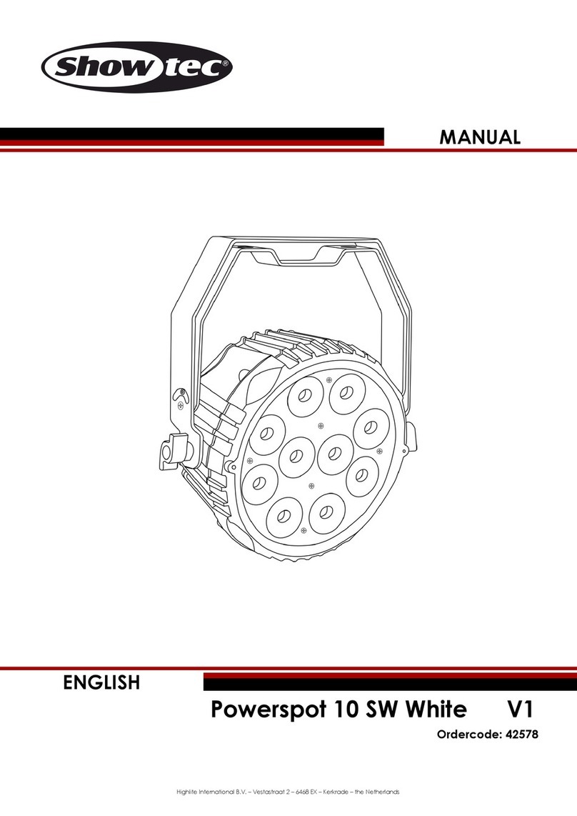 Show Tec Powerspot 10 SW White User manual