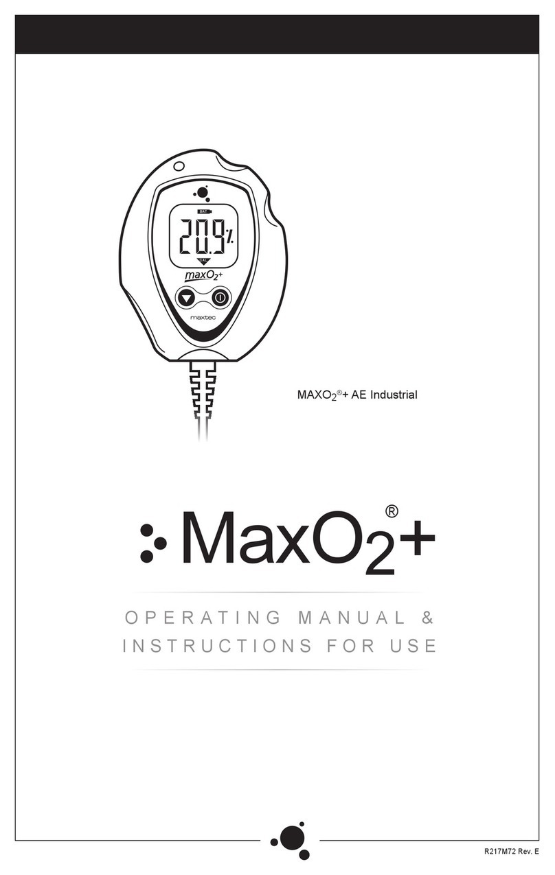 Maxtec MaxO2 Plus User manual Maxtec MaxO2 Plus User manual