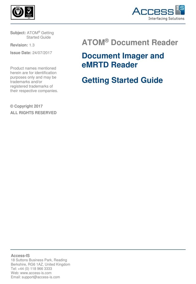 Access ATOM Document Reader Getting started guide
