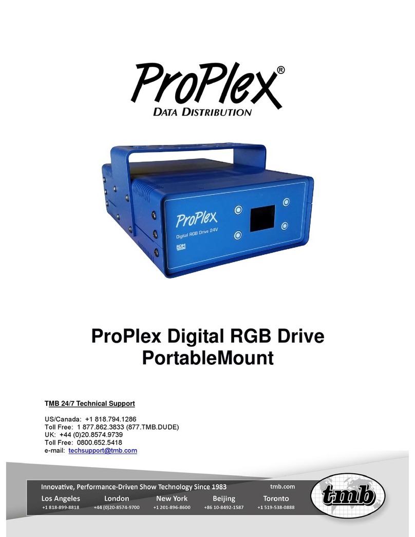 TMB ProPlex Digital RGB Drive owner's manual