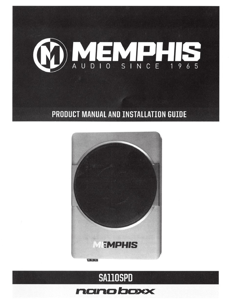Memphis NanoBxxx Series SA110SPD Product manual and installation guide