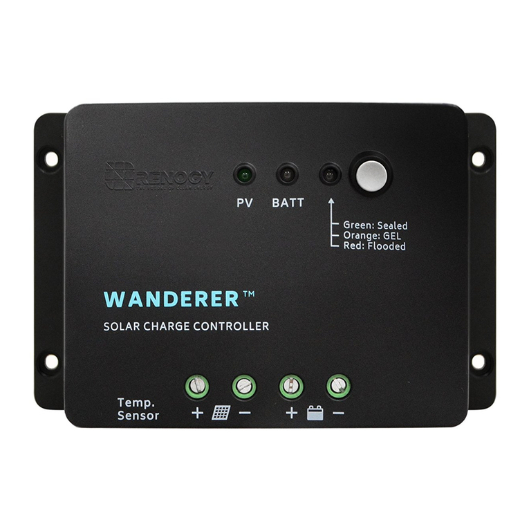 Renogy Wanderer 30A User manual Renogy Wanderer 30A User manual