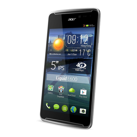 Acer Aspire E600 User manual