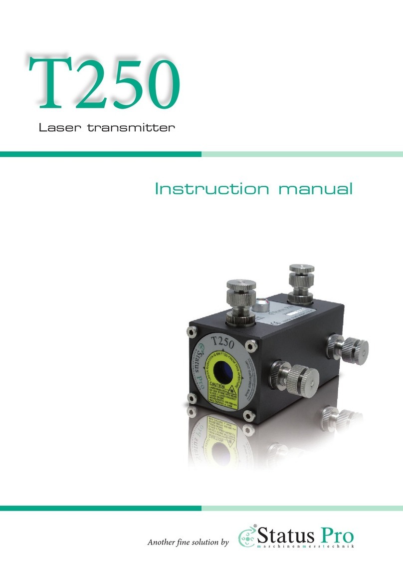 Status Pro T250 instruction manual