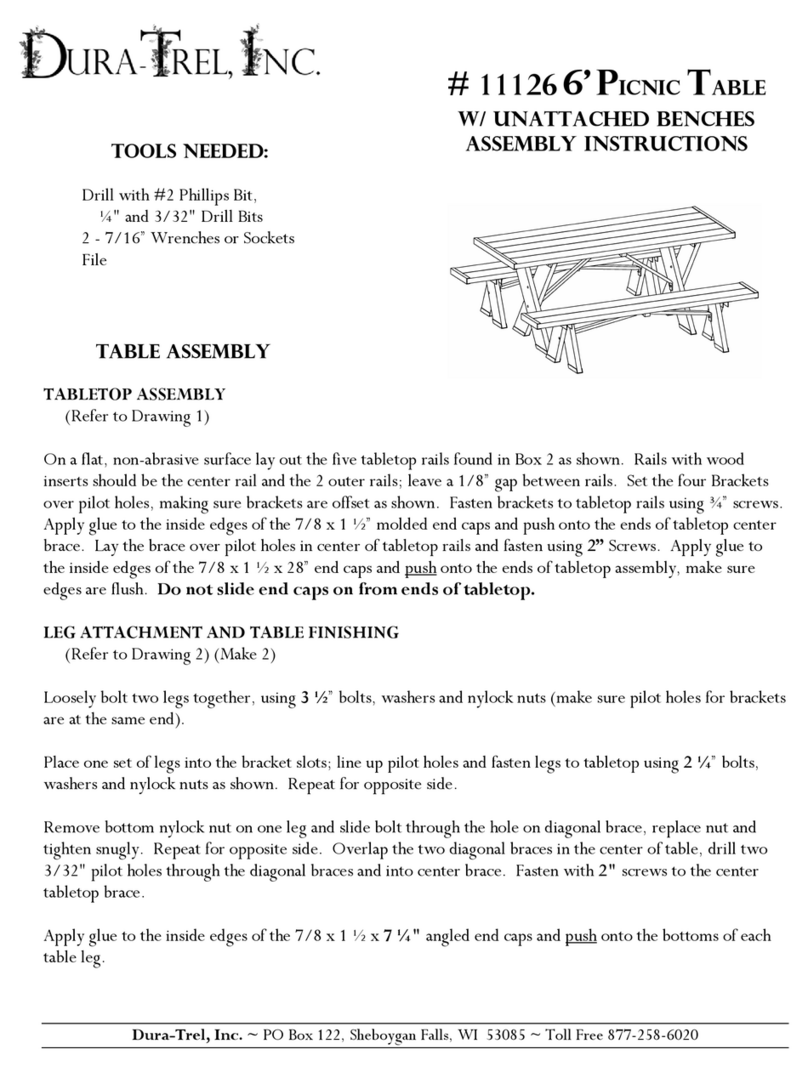 Dura Trel 11126 User manual