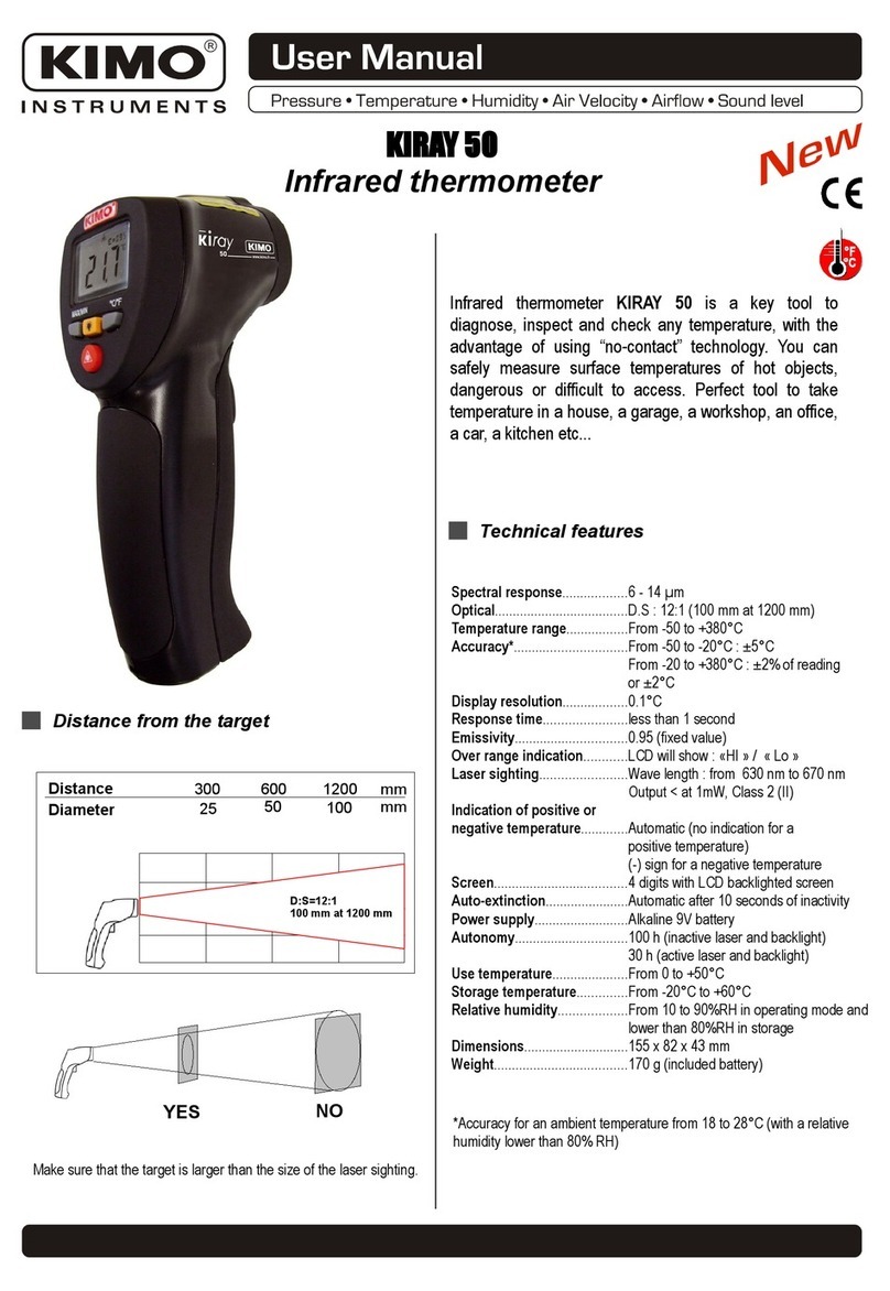 Kimo KIRAY 50 user manual